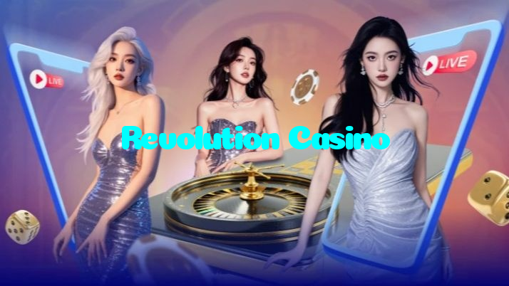 Revolution Casino casino presented on mobile device in Pakistan with slots and live games