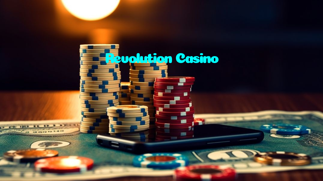 Revolution Casino casino presented on mobile device in Pakistan with slots and live games
